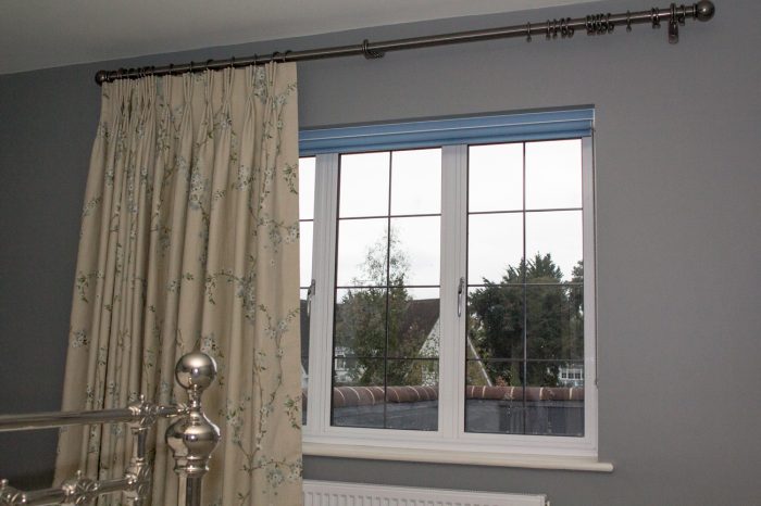 Bedroom Curtain fitting and installation in Surrey, London