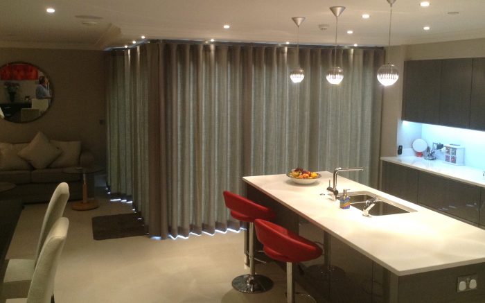 Bespoke curtains in Esher