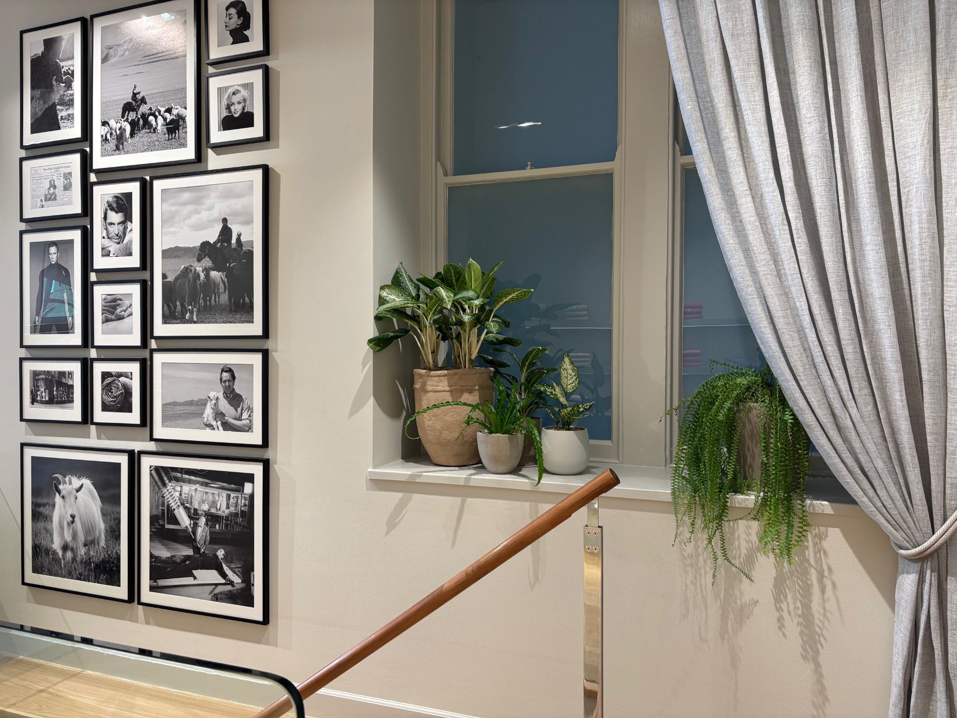 Bespoke Fire Retardant Curtain for shop in London