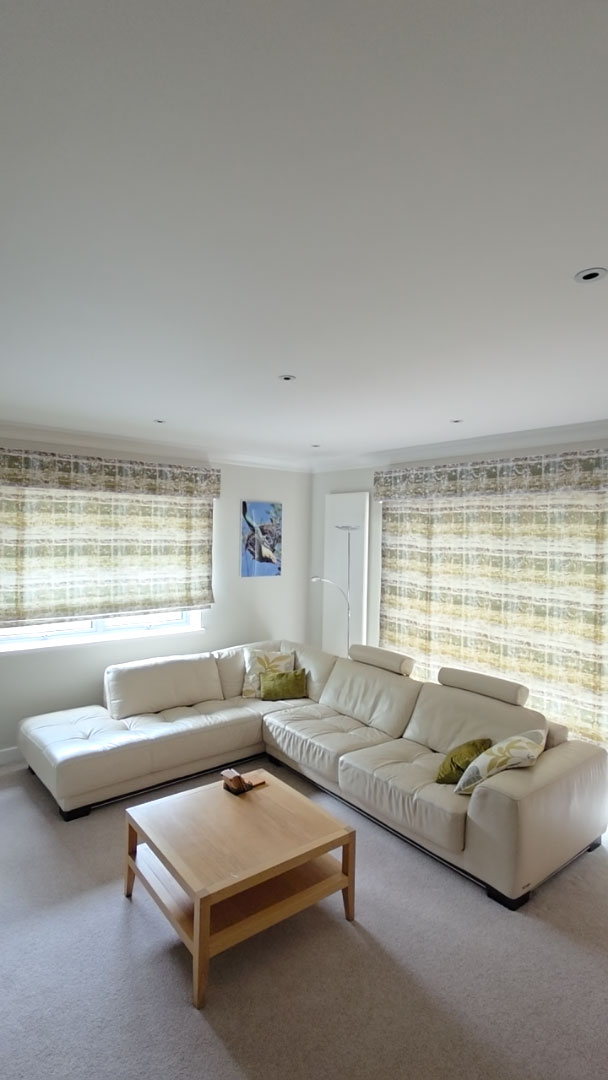Motorised Roman Blinds Installation