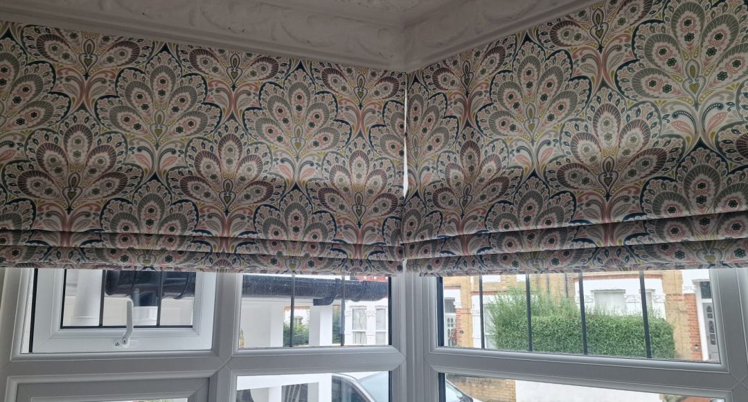 Hand Finished Roman Blinds London