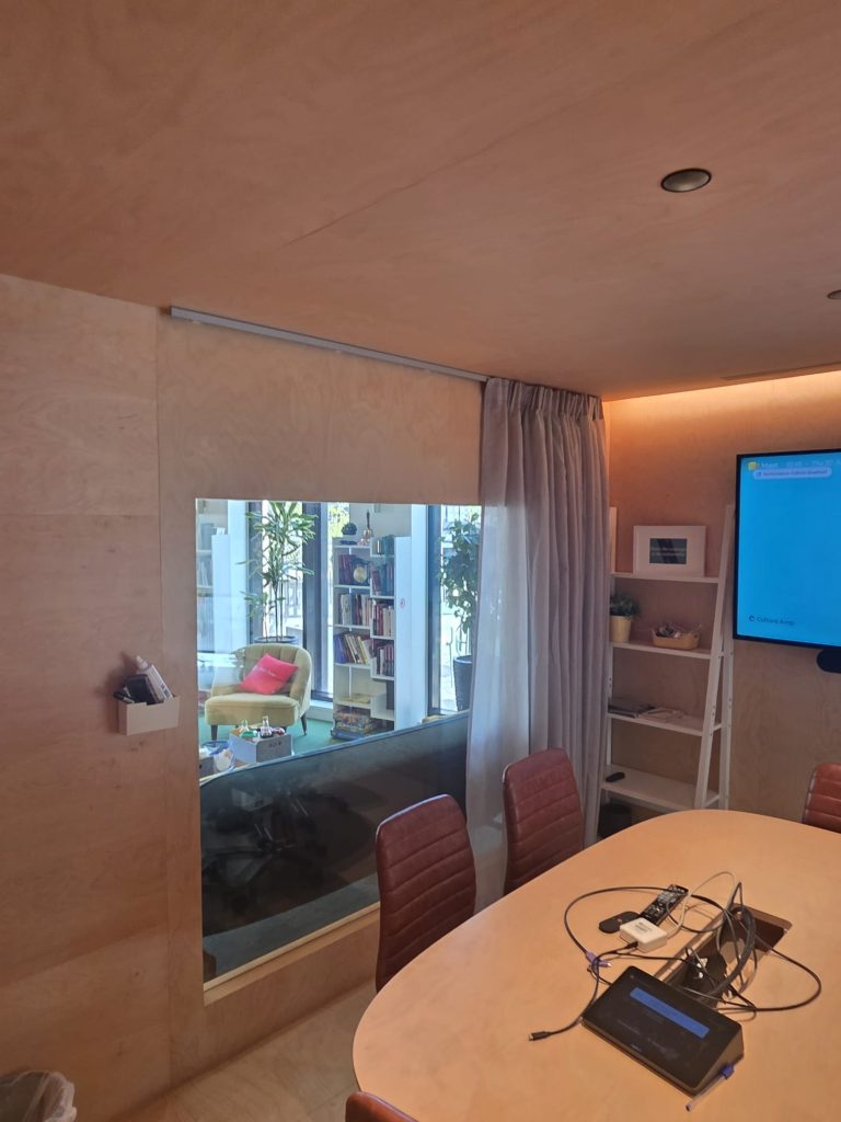 Fire Retardant Office Curtains London