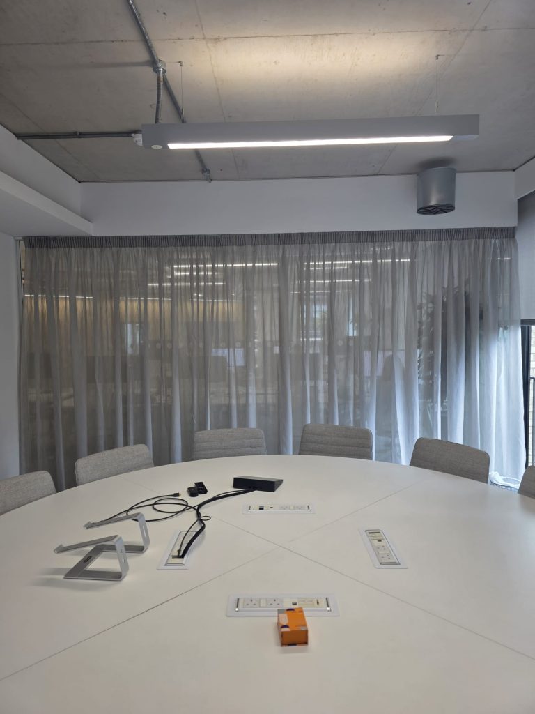 Fire Retardant Office Curtains London